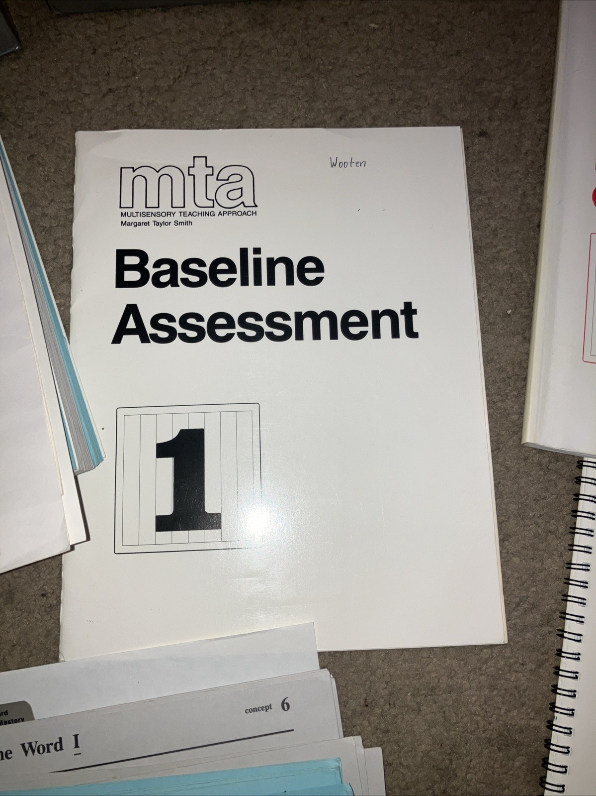 KIT: MTA Multisensory Teaching Approach Margaret Taylor Smith Reading Spelling 1