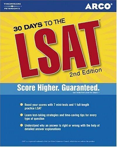 30 Days to the LSAT, 2nd ed by Arco