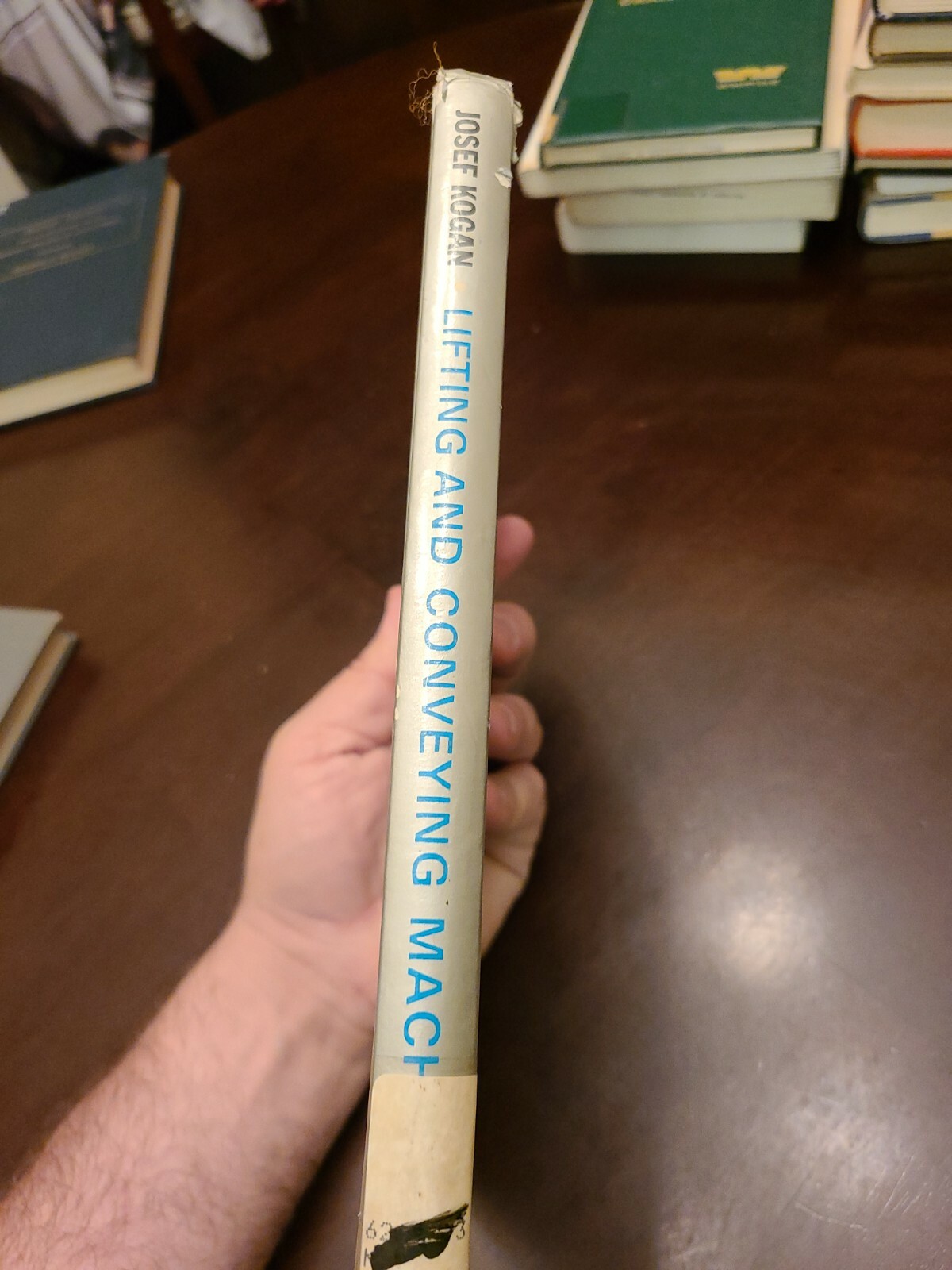 Lifting and Conveying Machinery by Josef Kogan, 1985, Hardcover, Ex Library