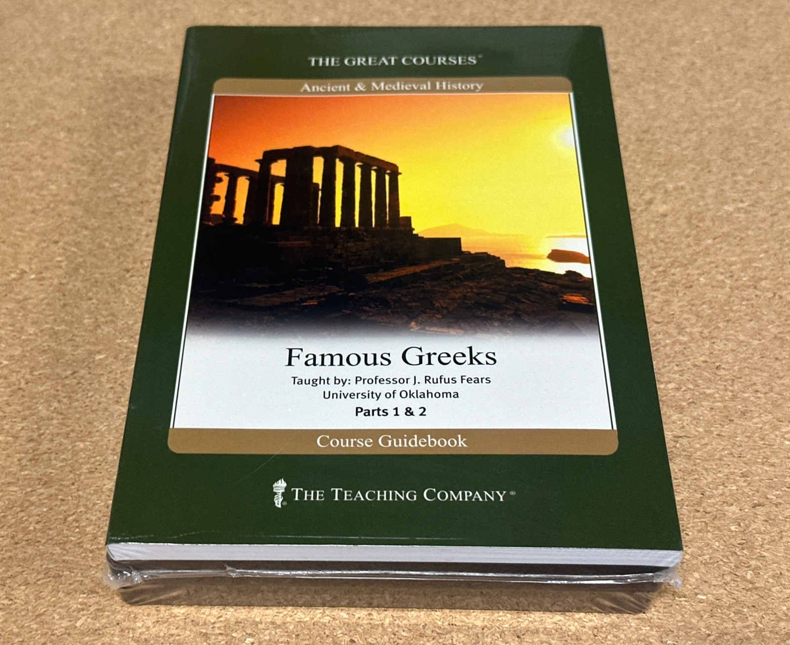SEALED The Great Courses Famous Greeks Ancient Medieval History DVD Guidebook