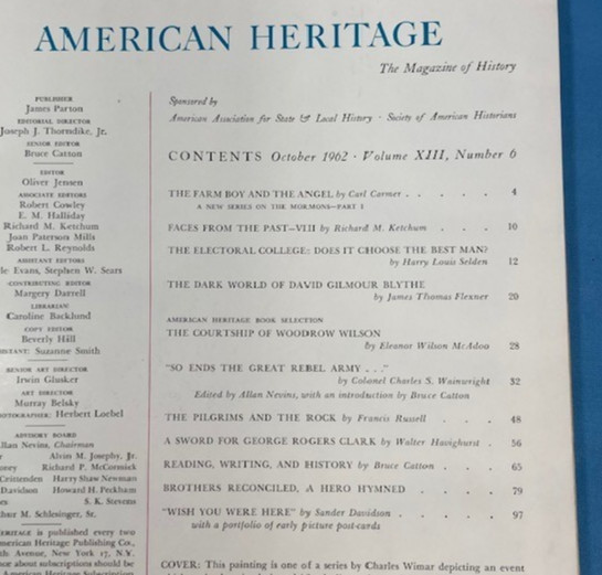 American Heritage, Hardcover Books, Apprx 100 pages each, 1962 & 67’s “YOU PICK”