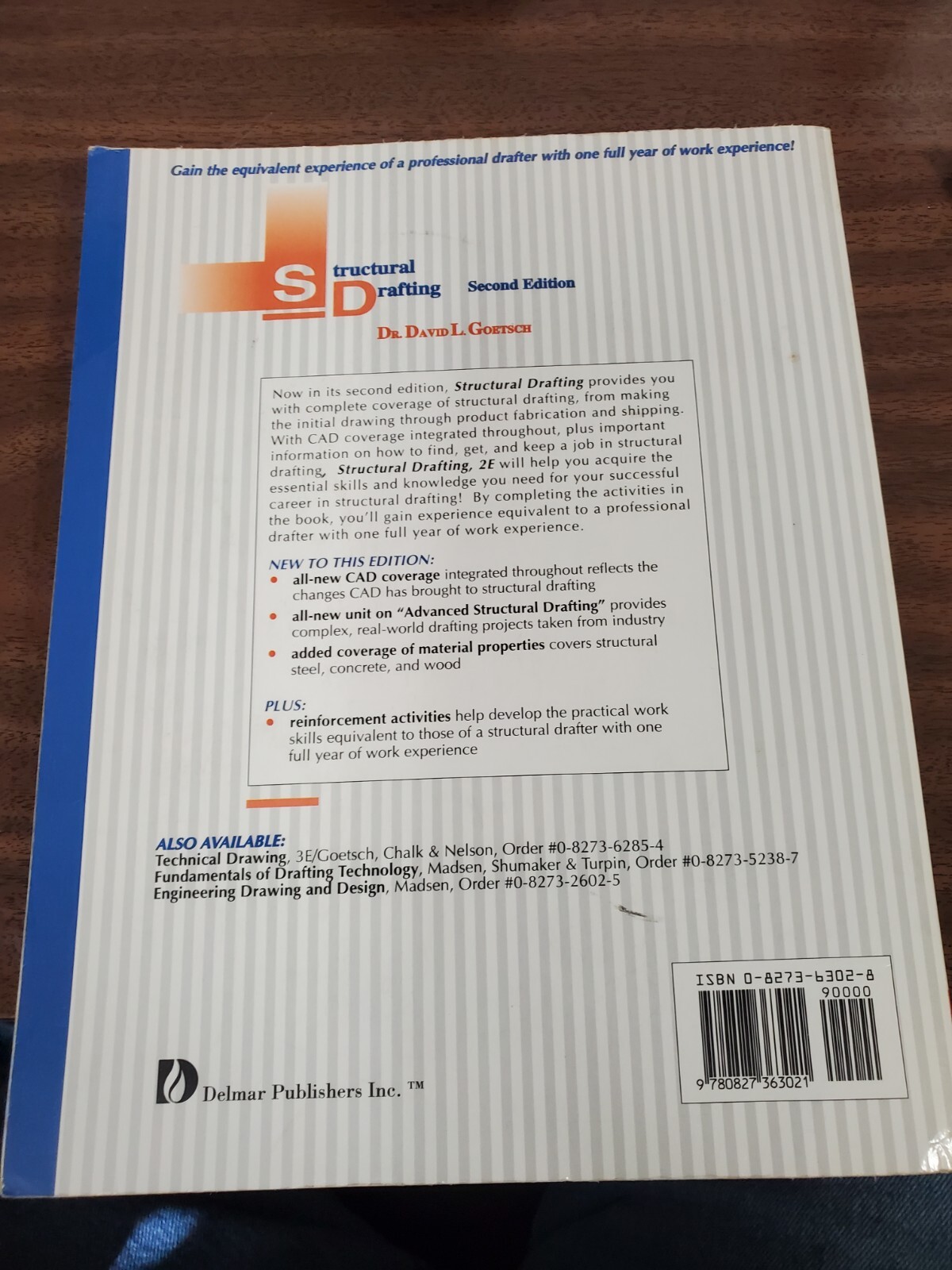 Structural Drafting Paperback David E. Goetsch