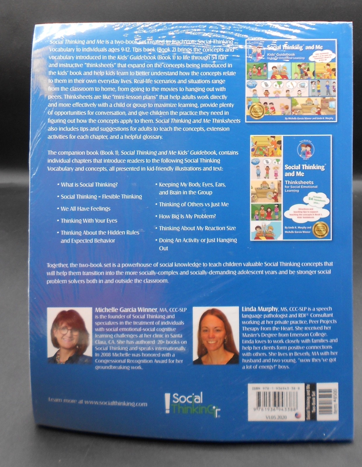 SOCIAL THINKING & ME: THINKSHEETS & GUIDEBOOK by GARCIA WINNER 2016 PB BRAND NEW