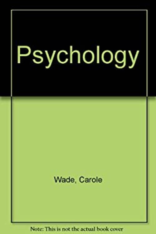 Psychology Hardcover Carol, Wade, Carole Tavris