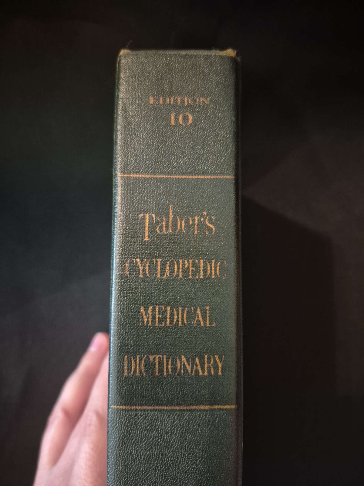 1968 Taber’s Cyclopedic Medical Dictionary – 10th Edition Hardcover –