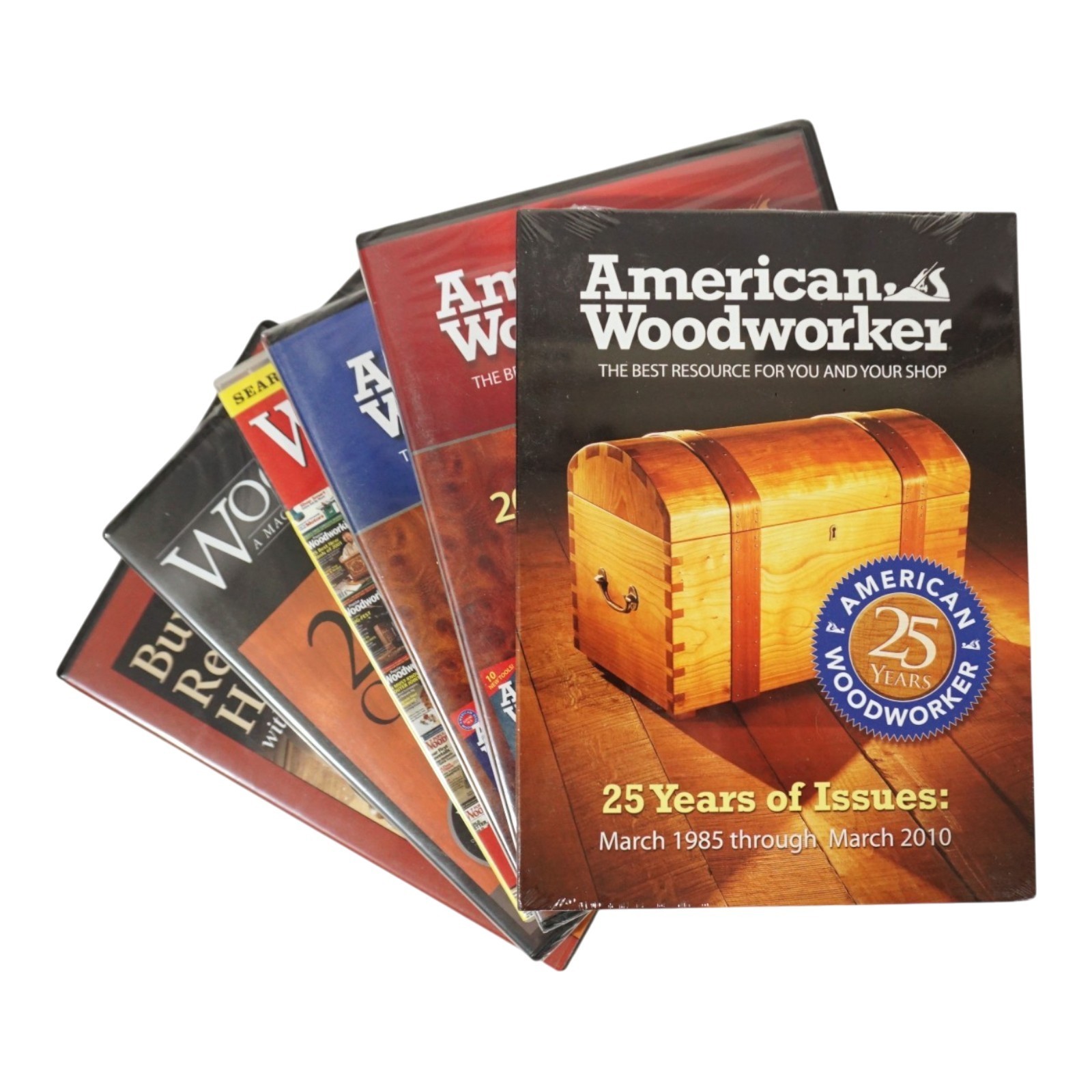 Woodworking Magazine Archive CD-ROM & DVD Lot American Woodworker Hand Tools
