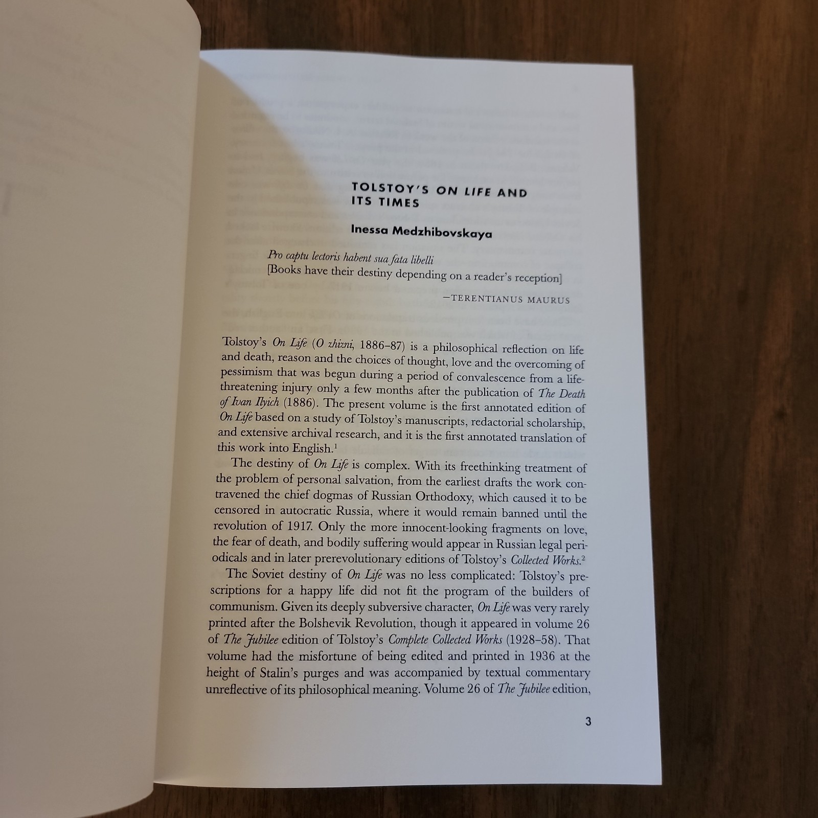 On Life: A Critical Edition Leo Tolstoy