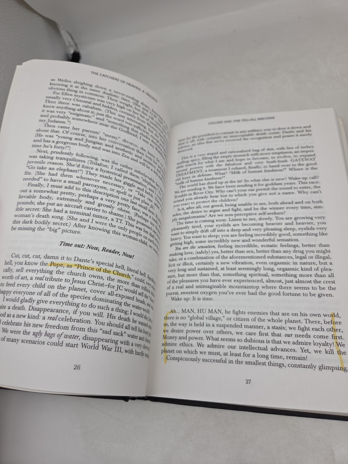The Catchers of Heaven: Trilogy – (Michael Wolf, HCDJ, 1996, Second Printing)