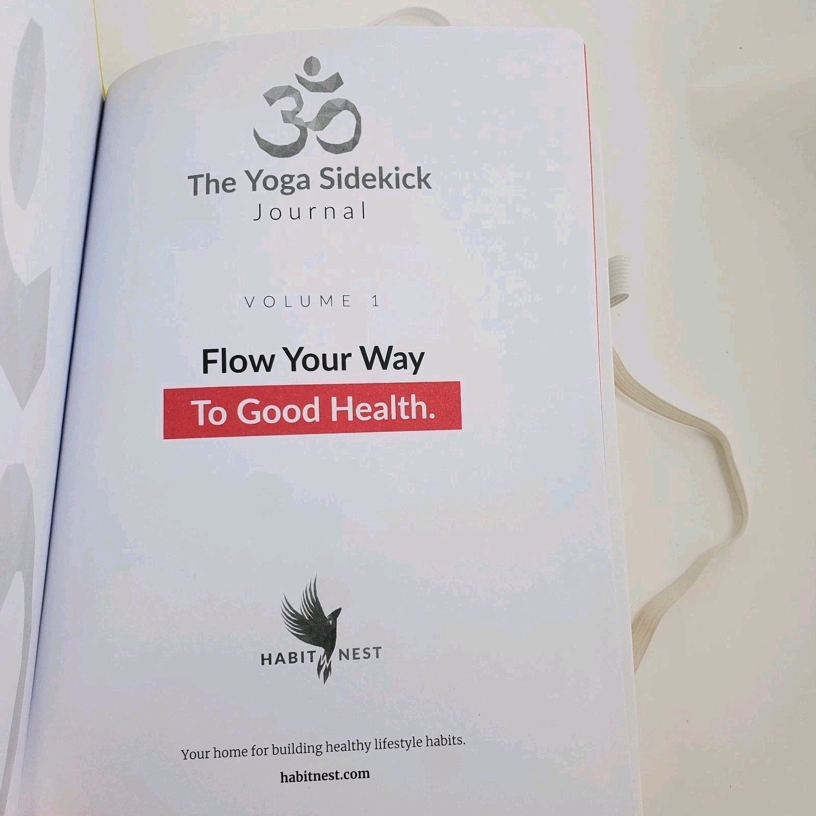 The Yoga Sidekick Journal Vol 1 Habit Nest Flow Your Way to Good Health Hardback