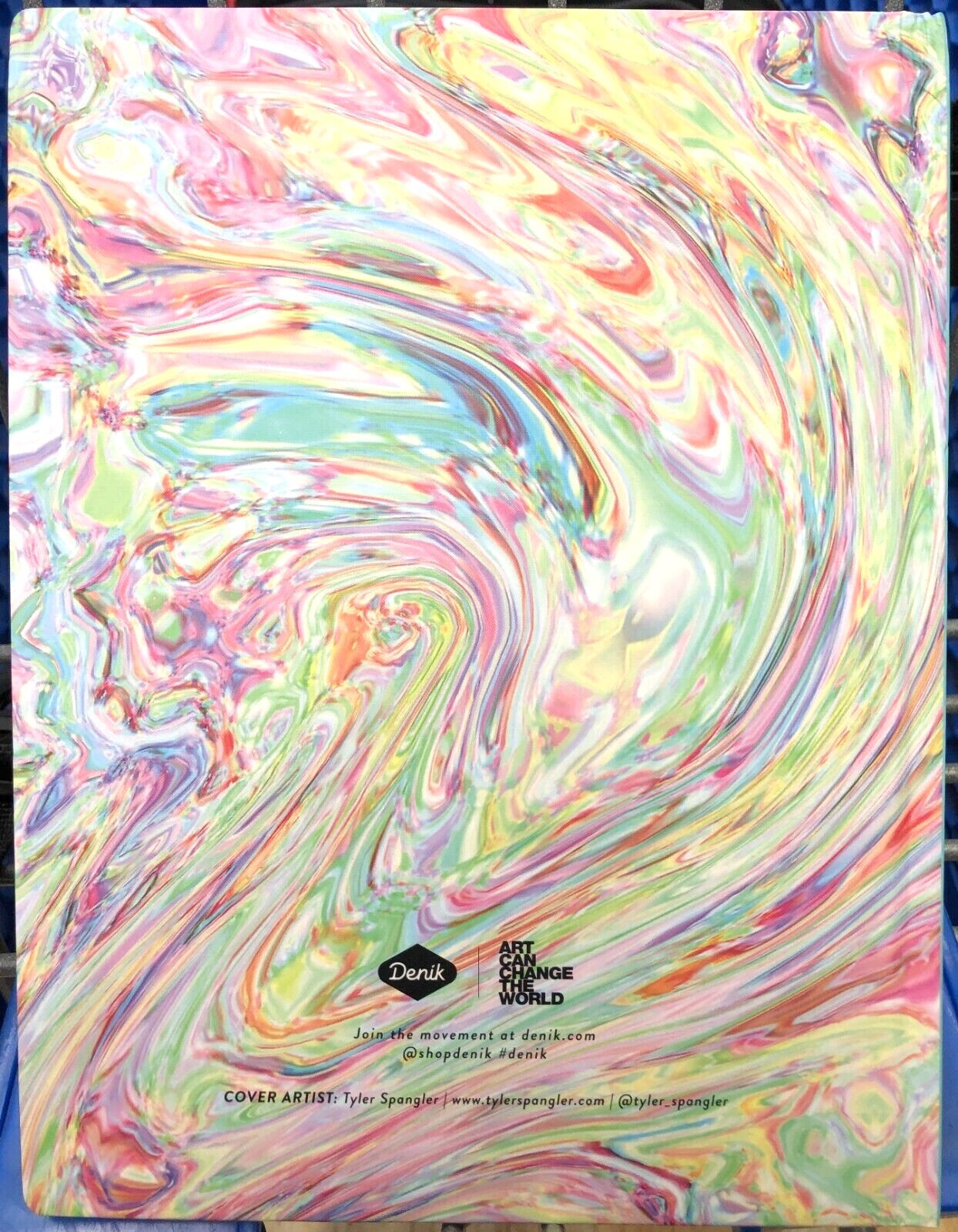 2 x Denik Ice Cream Swirl Hard Cover Note book, 192 lined Natural Paper pages