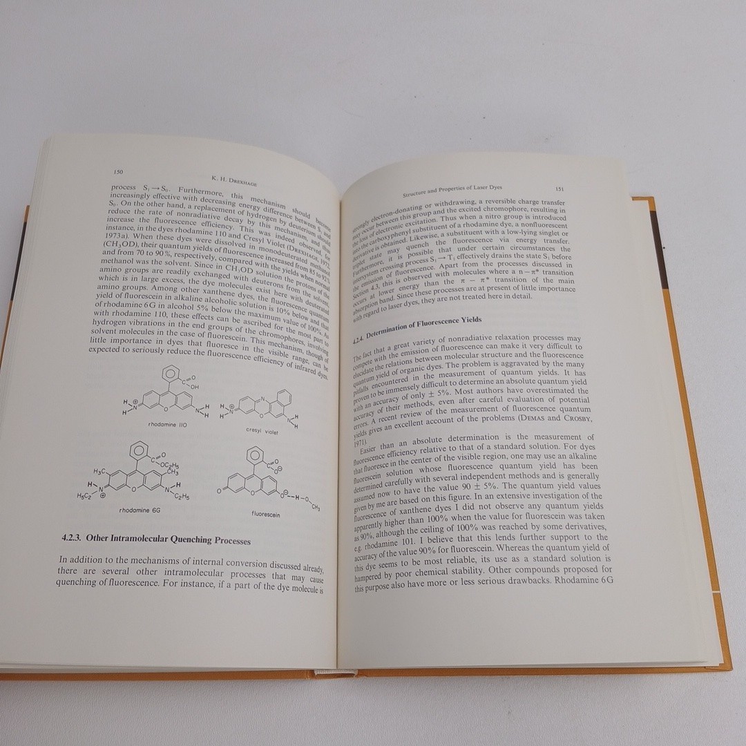 Springer Topics in Applied Physics Volume 1: Dye Lasers by F.P. Schäfer 1973 HC
