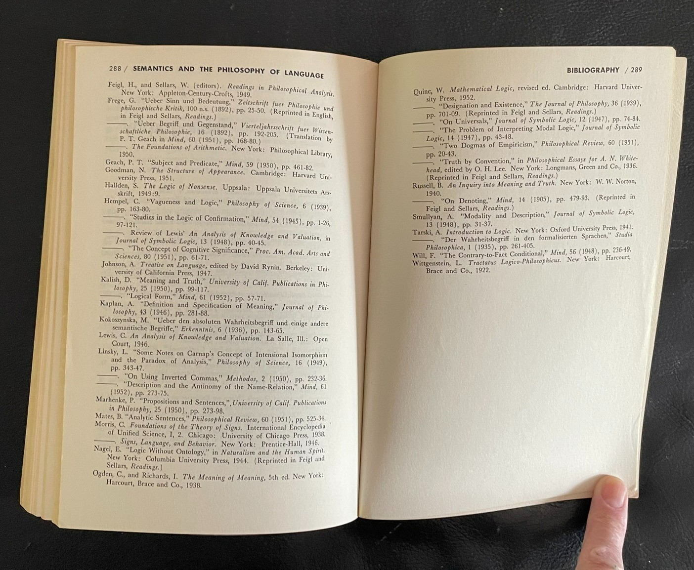 Semantics and the Philosophy of Language Linsky