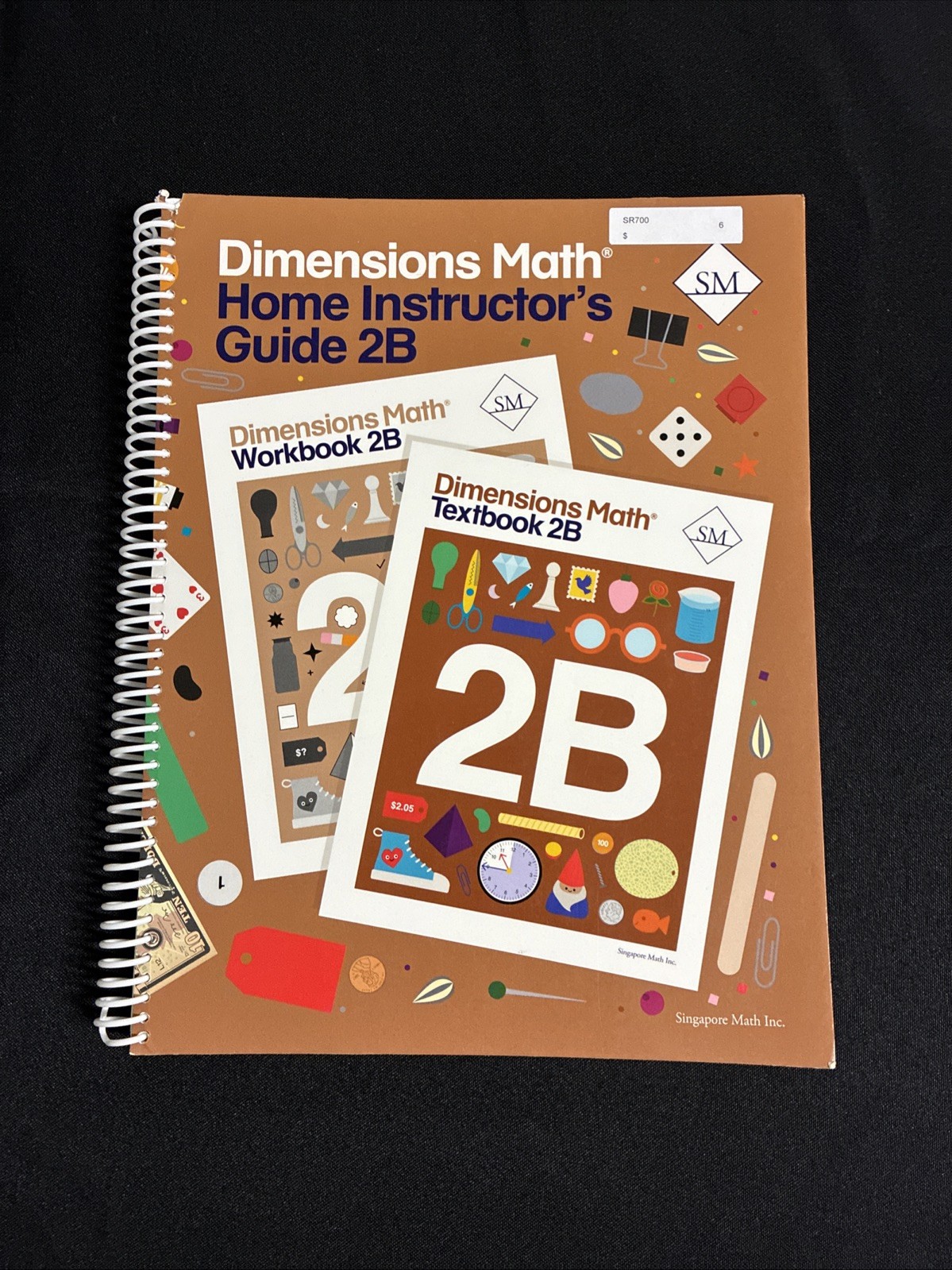 Dimensions Math 2B Set of 4 Books – Singapore Home Instructor’s Guide, Textbook