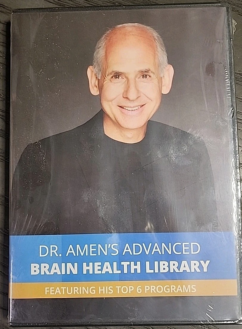 Dr. Amen’s Advanced Brain Health Library by Daniel G. Amen L 6 DVDs Included NEW
