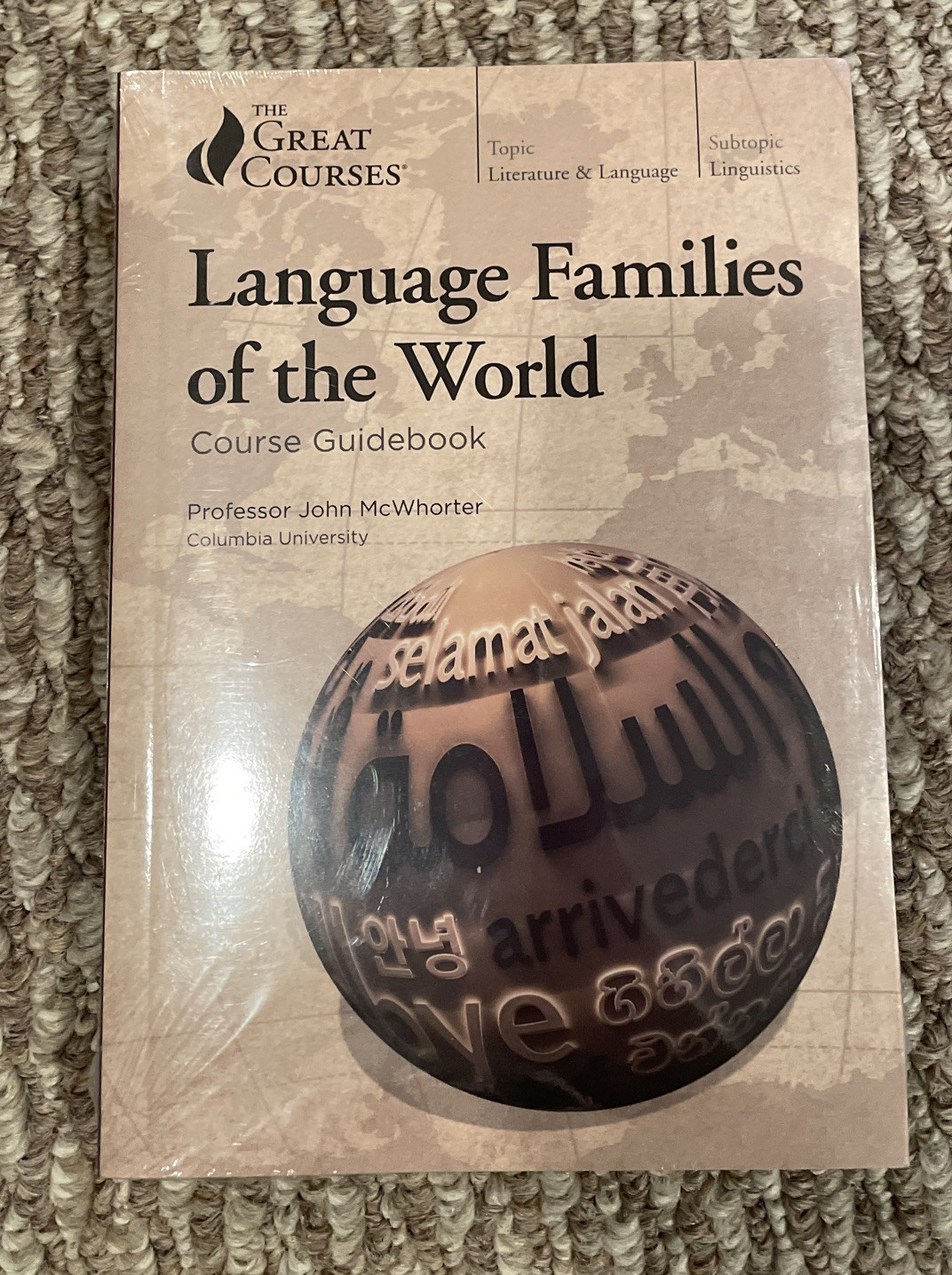 Language Families of the World by John McWhorter (2018, DVD And Guidebook)