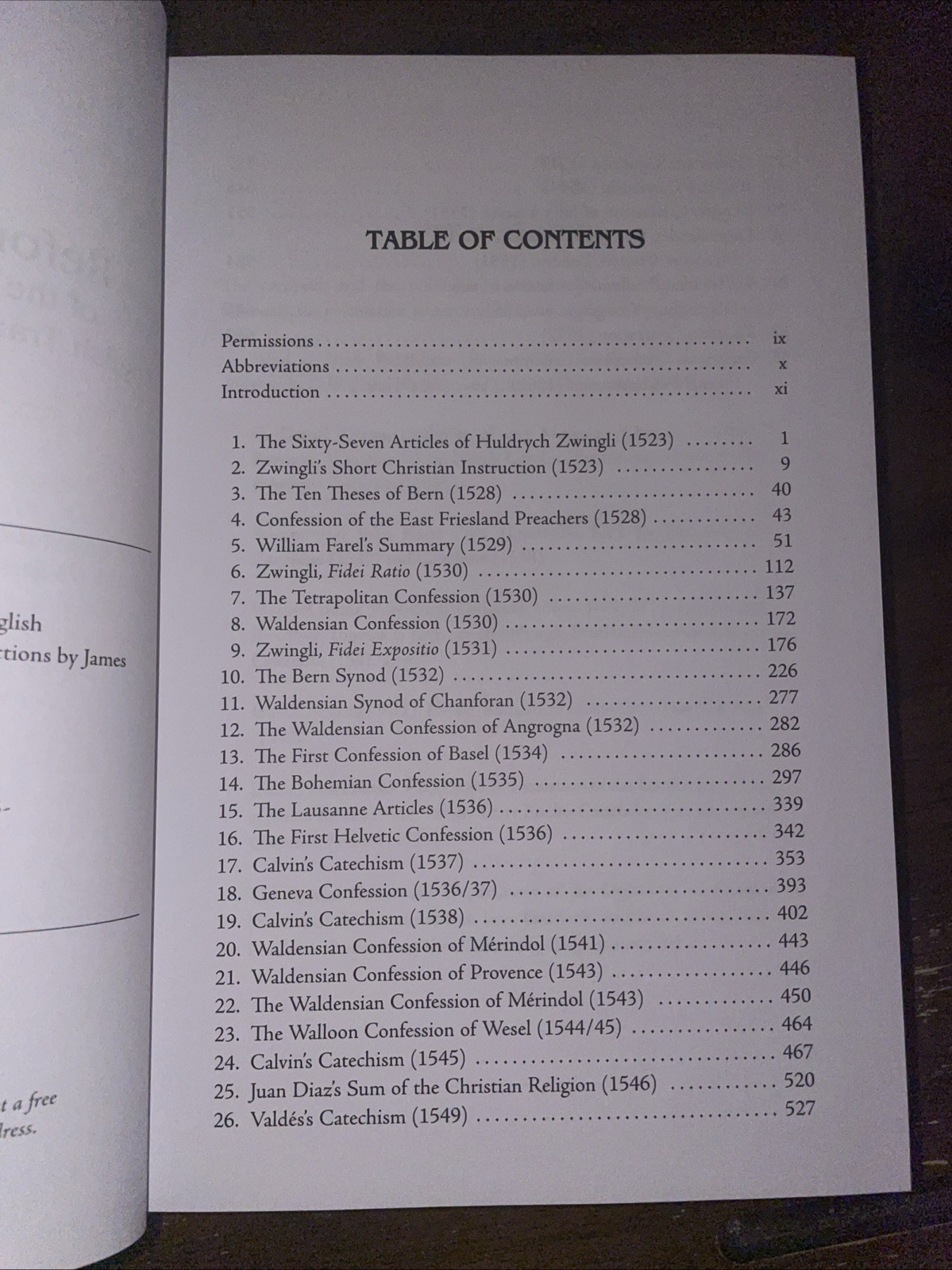 Reformed Confessions of the 16th and 17th Centuries Volume 1