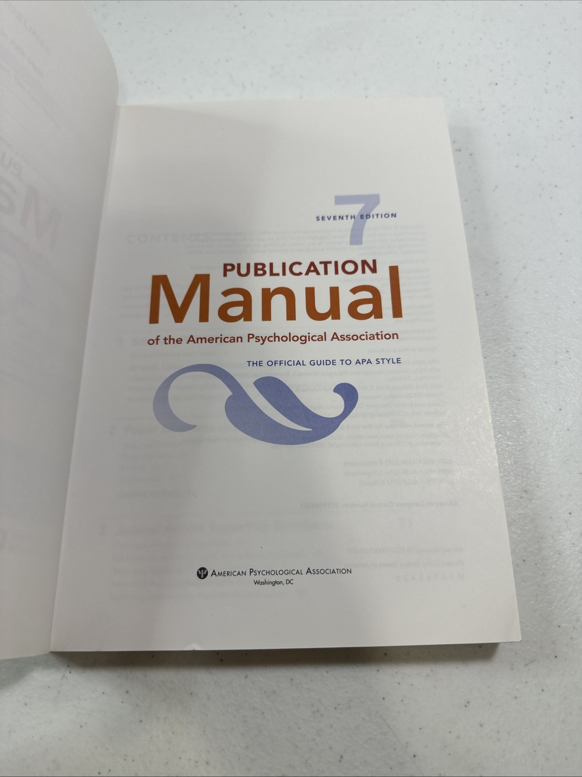 Publication Manual [OFFICIAL] 7th Edition of the American Psychological Associat