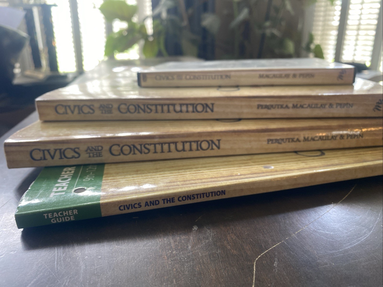 Masterbooks Civics And The Constitution: 2 Student Books, Teacher Guide, DVDs
