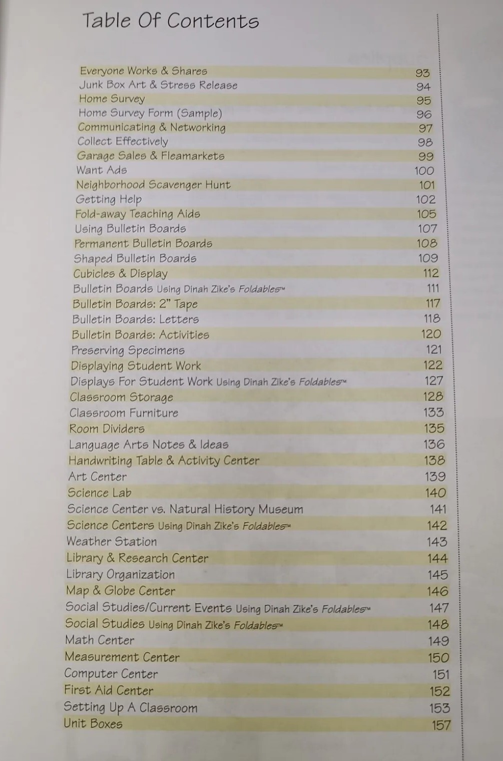 Teacher Handbook Dinah Zike Classroom Organization It Can Be Done! K-6th NEW2005