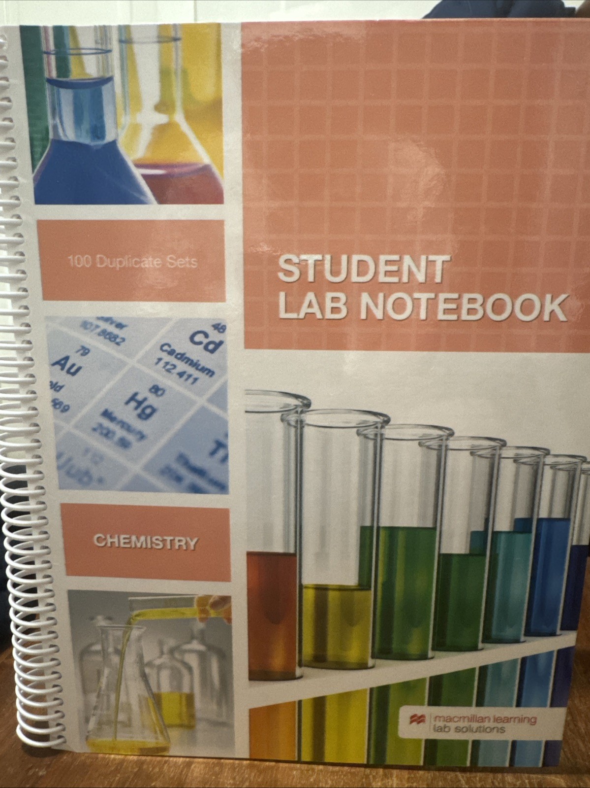 Student Lab Notebook: Chemistry – 100 Duplicate Sets by Hayden-McNeil (2024,…