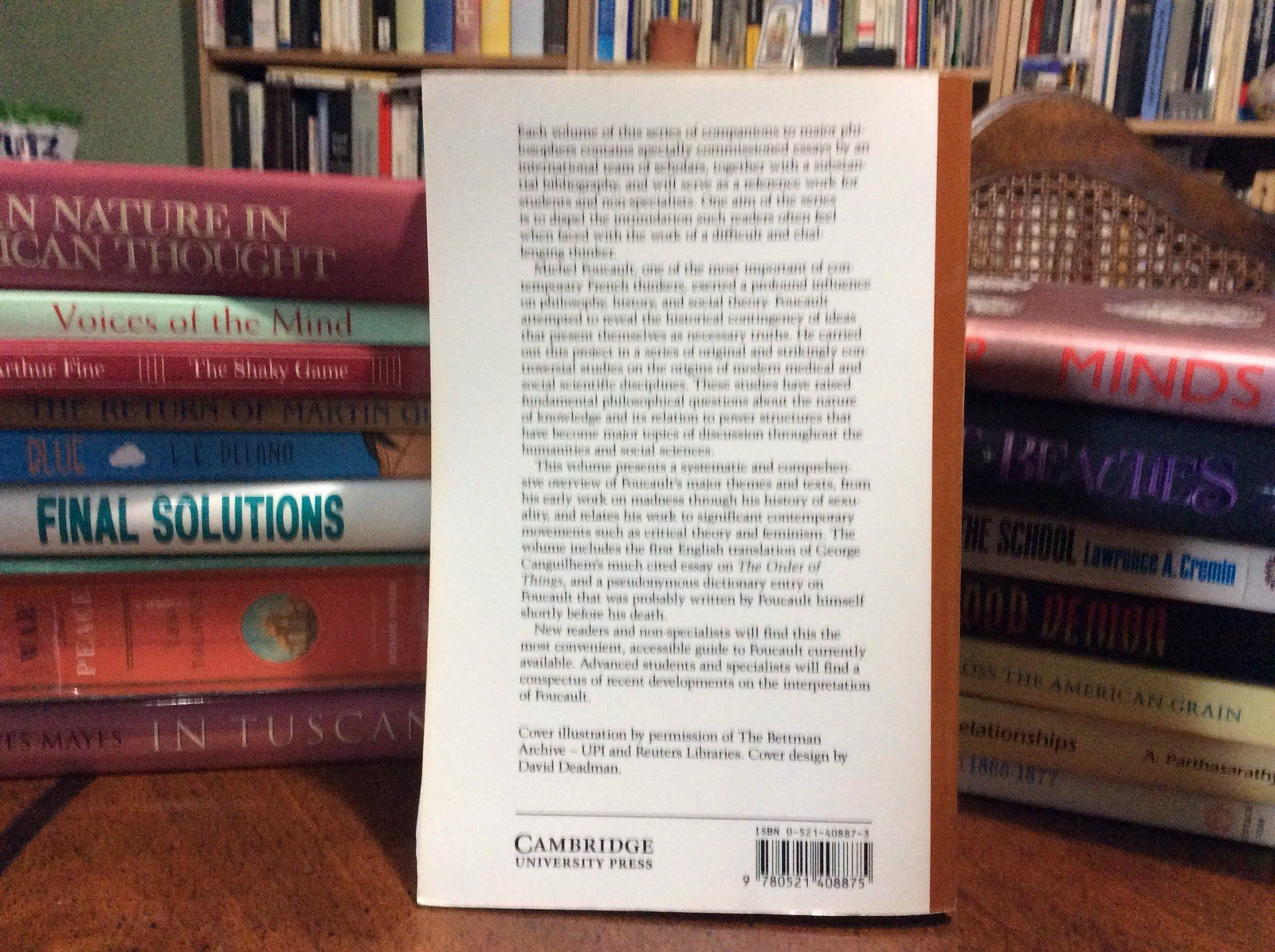 The Cambridge Companion to Foucault By Gary Gutting 1994 Paperback