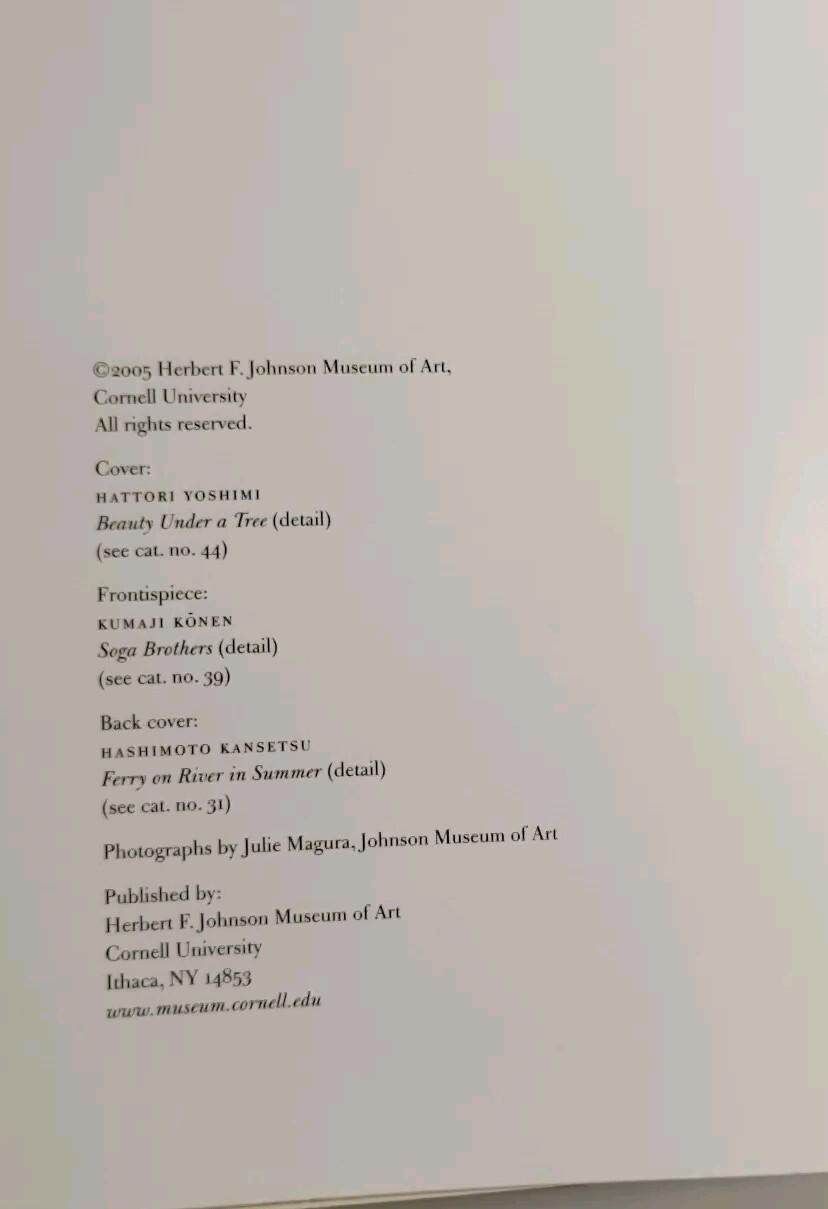 Japanese Paintings From the Henricksen Collection Sewall Oertling 2006