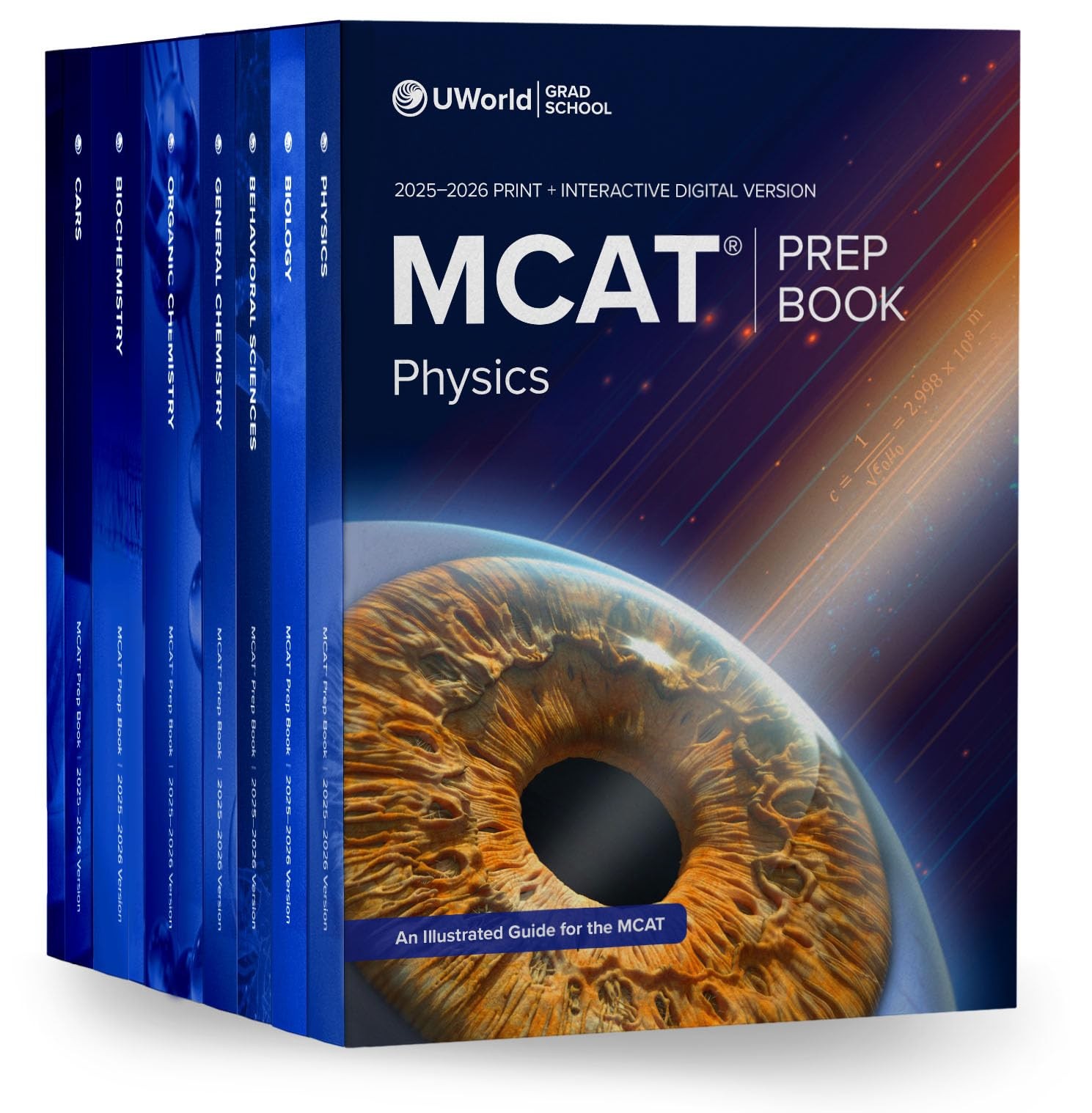 UWORLD MCAT UBOOKS 2025-2026: 8 PRINTED & INTERACTIVE DIGITAL MCAT PR… Uworld