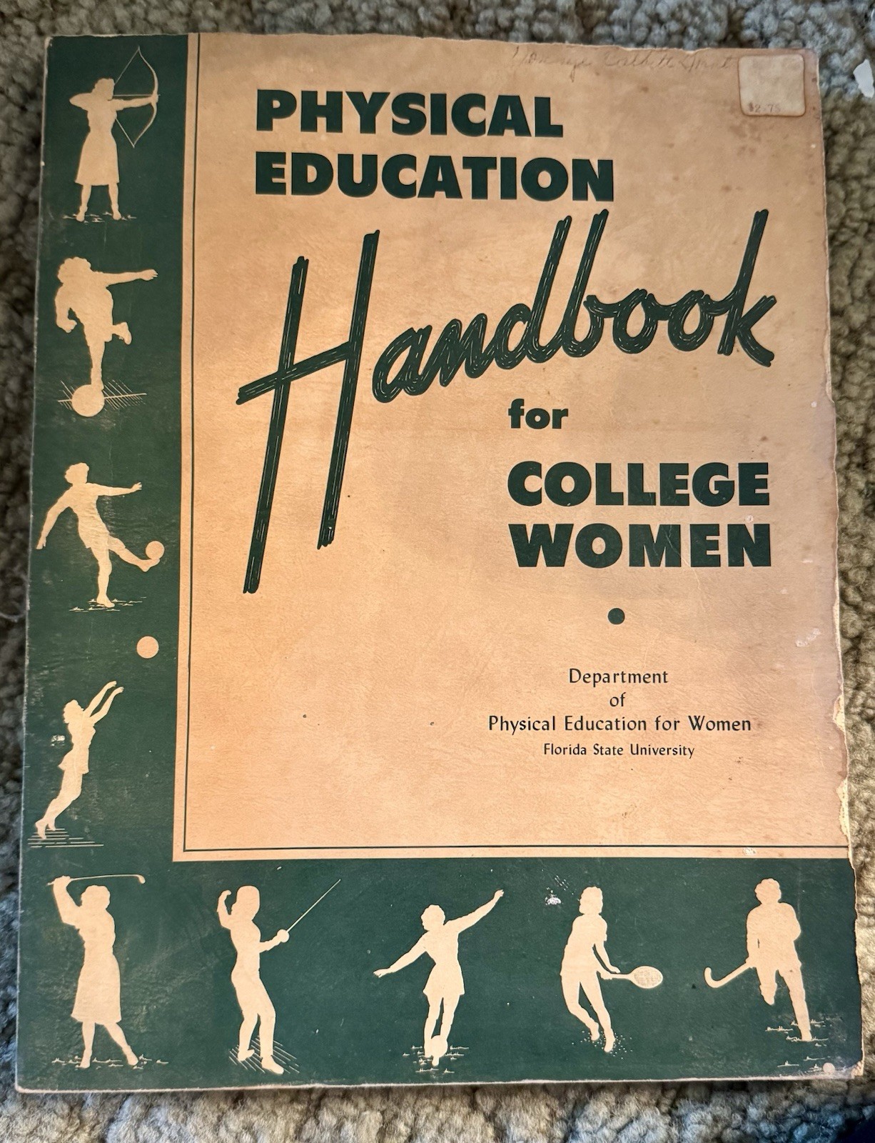 VTG 1955 Florida State University Physical Education Handbook for College Women