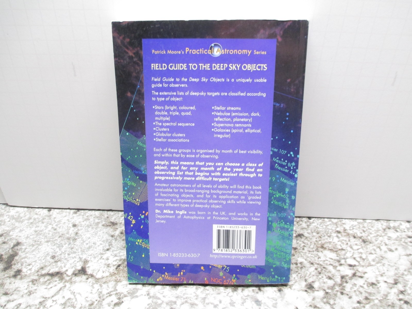 Field Guide to the Deep Sky Objects : Patrick Moore’s Practical Astronomy Series