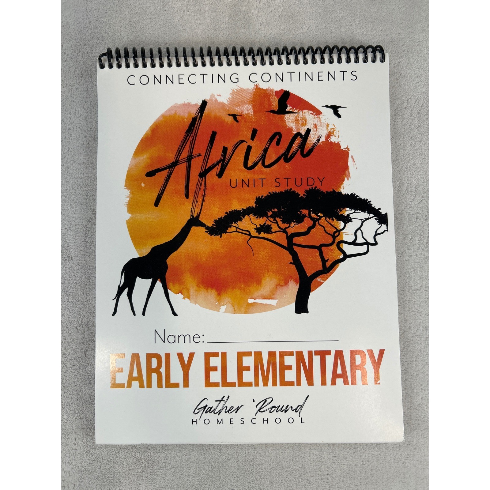 Gather Round Homeschool Africa Unit Study Early Elementary Student Workbook New