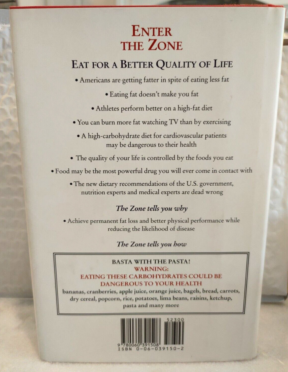 Enter The Zone: Revolutionary Life Plan to Put Your Body in Total…