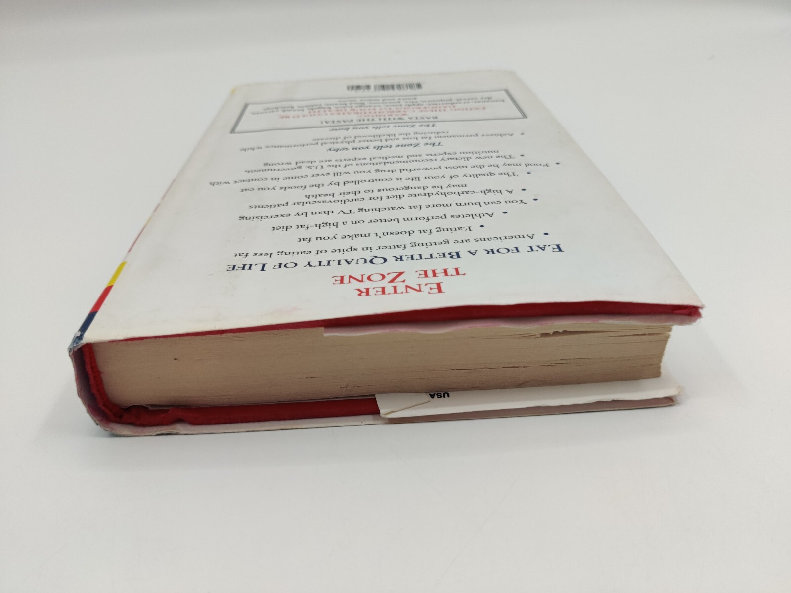 Enter The Zone: A Dietary Road map – Hardcover By Barry Sears – GOOD