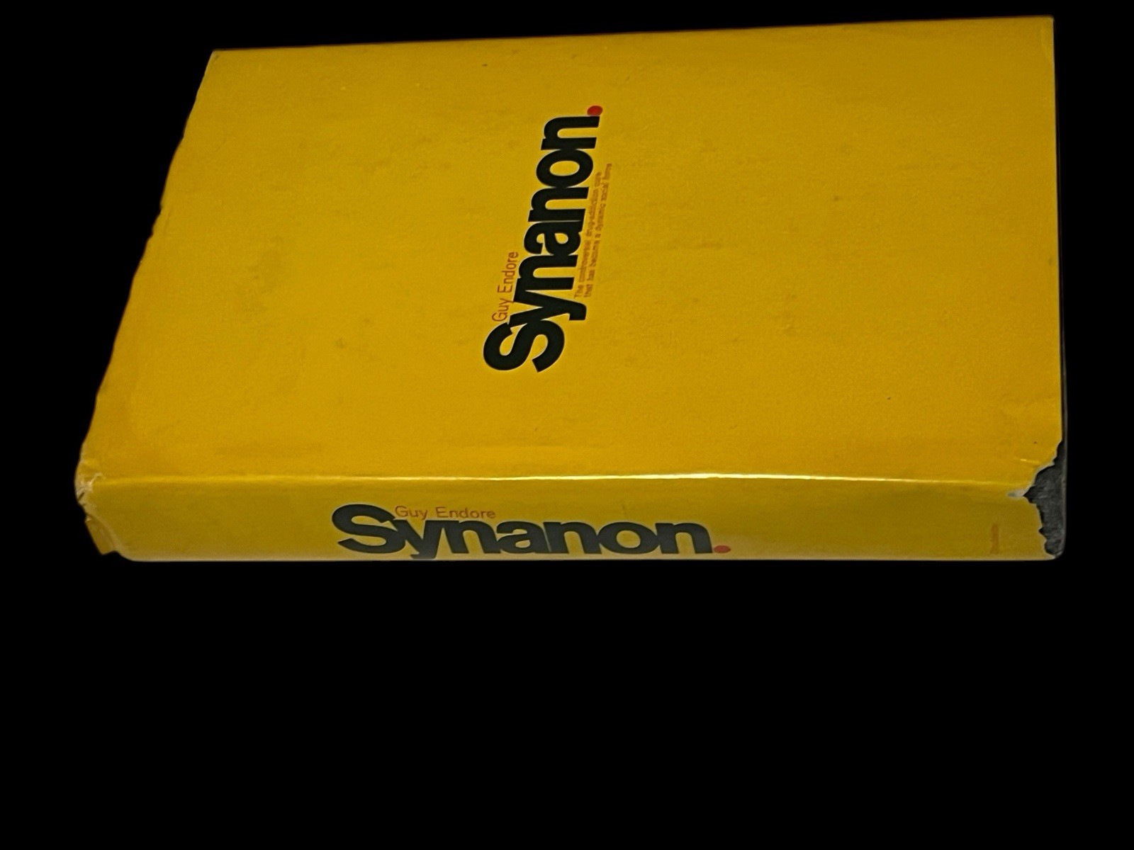 Synanon By Guy Endore Signed 1st HCDJ Controversial Drug Addiction Treatment