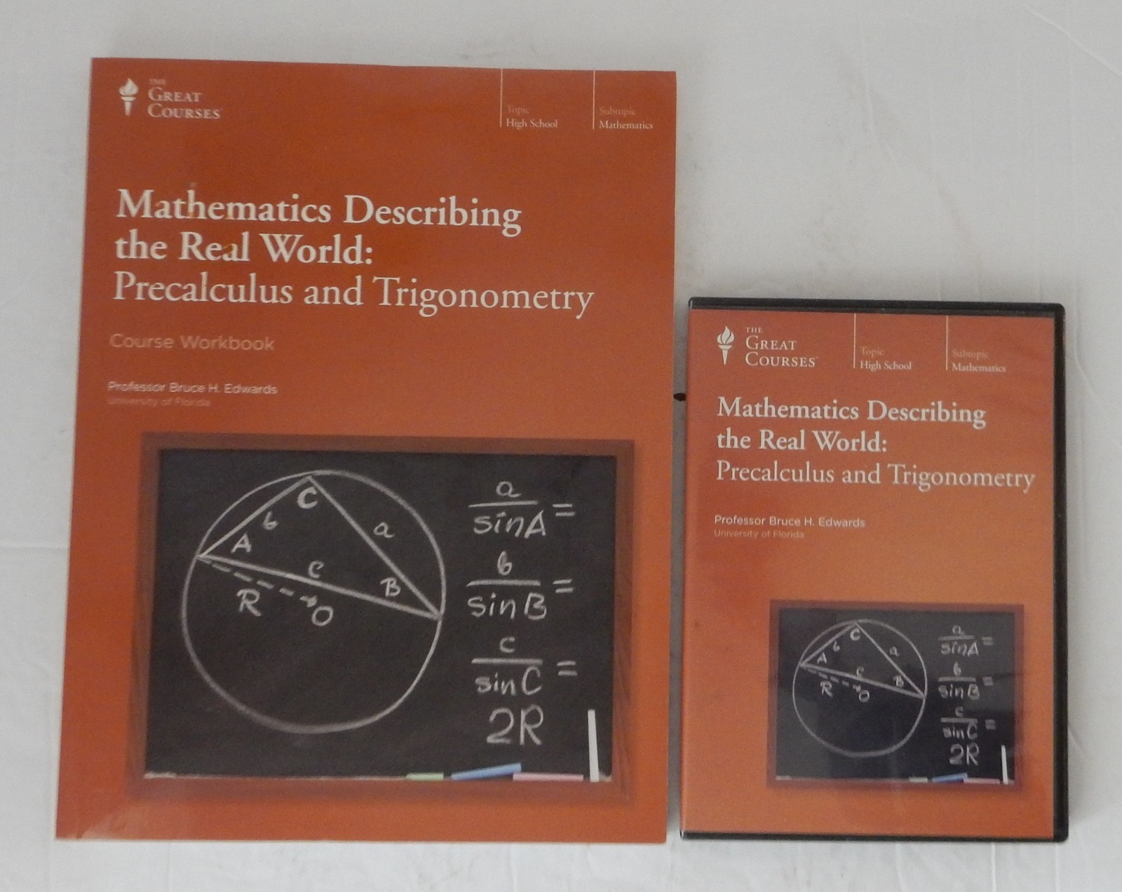 The Great Courses: Mathematics Describing the Real World, Precalc &Trig~DVD/WkBk