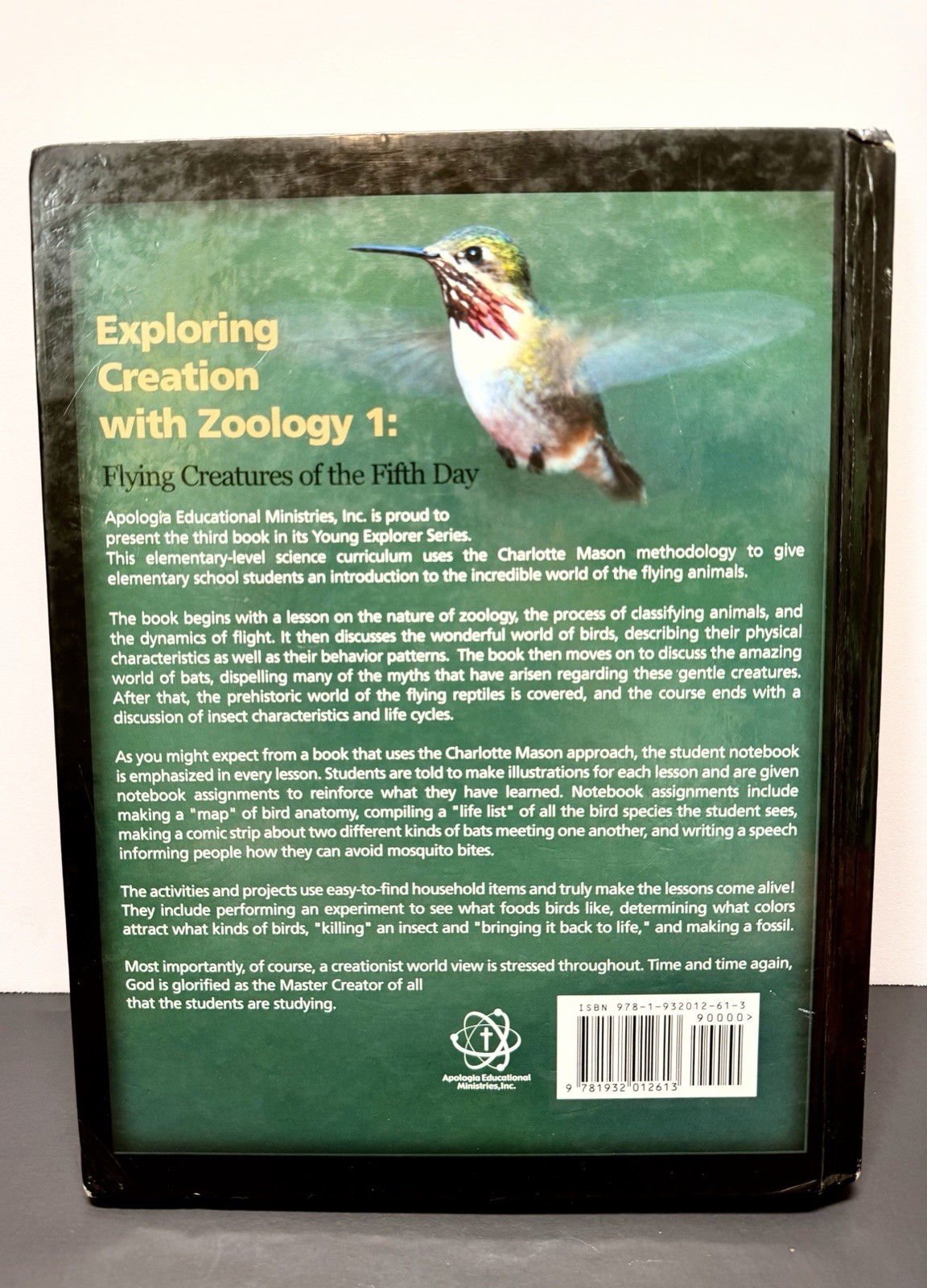Apologia Zoology 1 Young Explorer Series Fulbright Hardcover Textbook