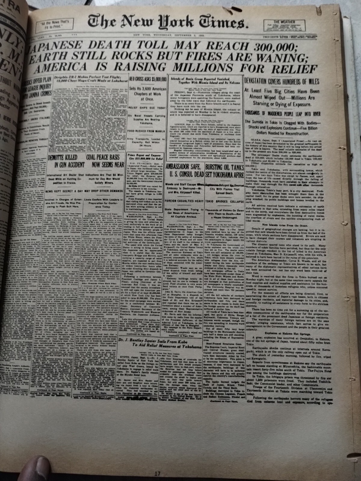 THE NEW YORK TIMES PAGE ONE Major Events 1920-1983 292 pages Hard Back 15.5X11.5
