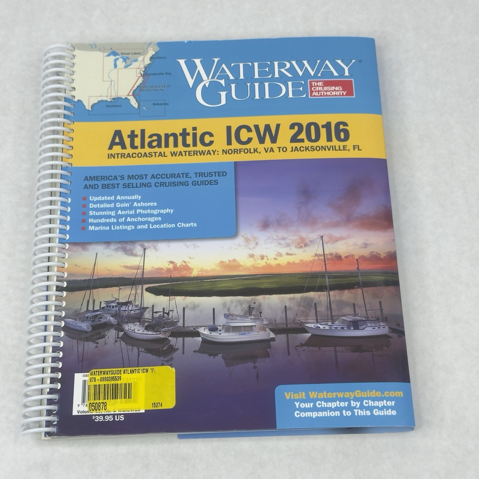 Waterway Guide Atlantic ICW 2016 Intracoastal Norfolk VA-Jacksonville FL