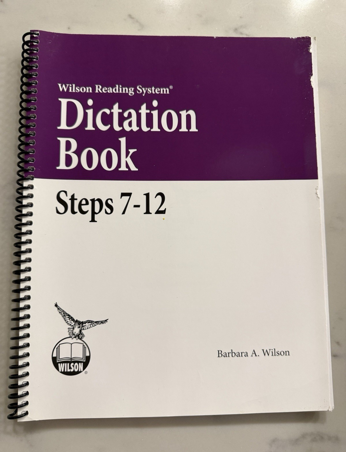 Wilson Reading System Dictation Book Steps 7-12 3rd Ed Spiral Barbara Wilson