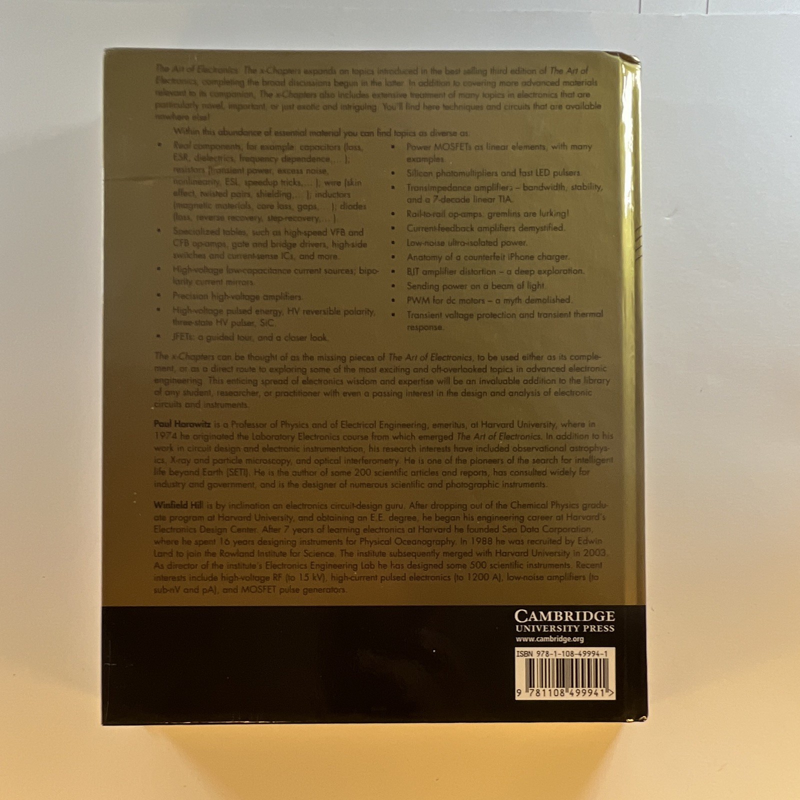 Art of Electronics: The X Chapters by Paul Horowitz and Winfield Hill