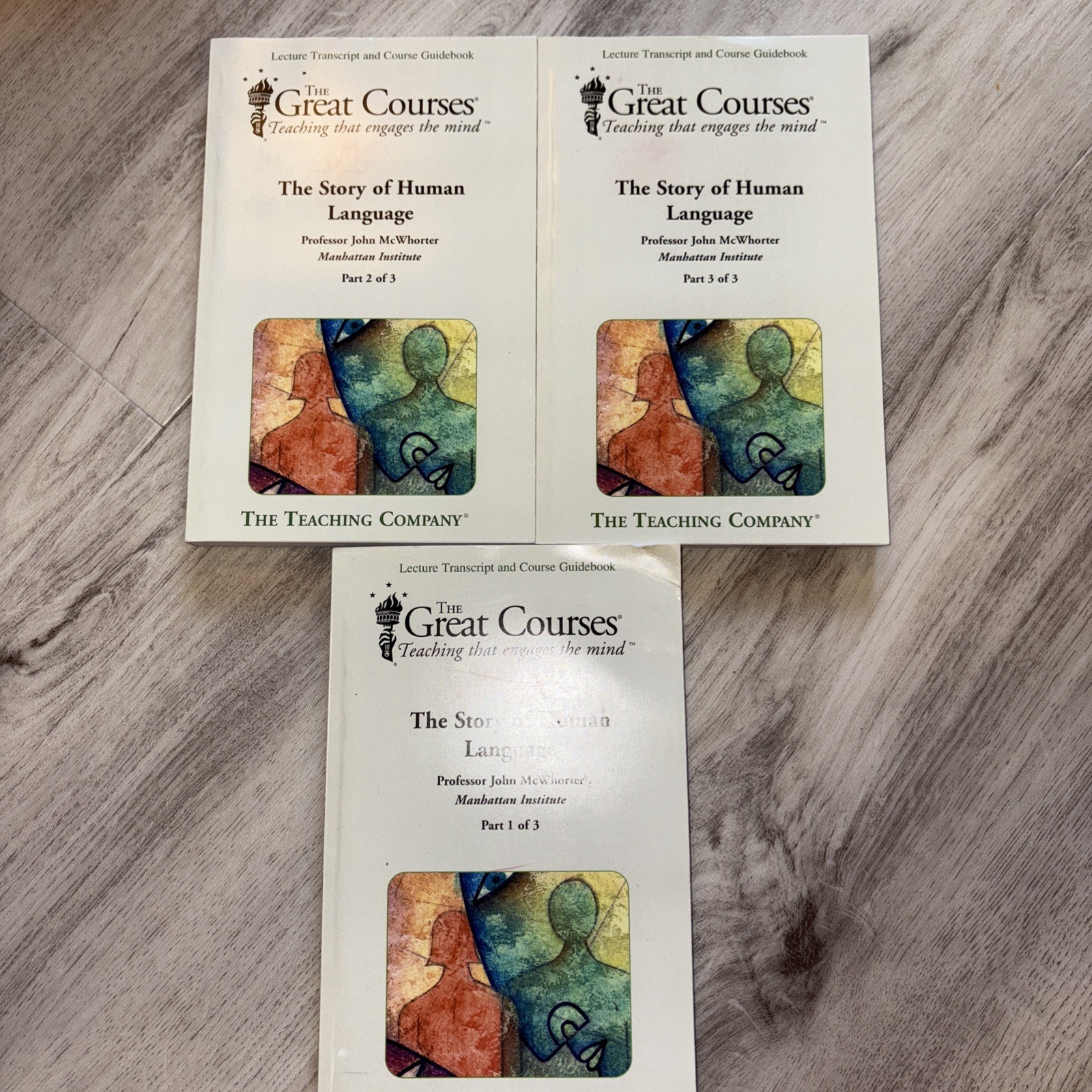 The Story of Human Language Complete Set (1,2,3)by John McWhorter(748)
