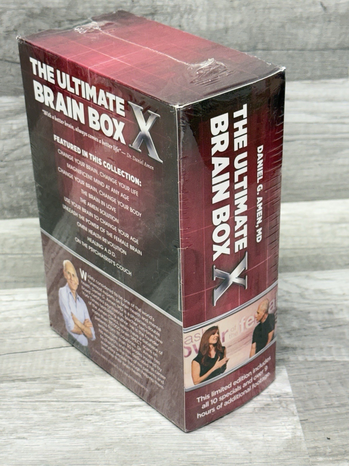 The Ultimate Brain Box X (10 DVD set) w/Daniel G.Amen, MD BRAND NEW & SEALED!