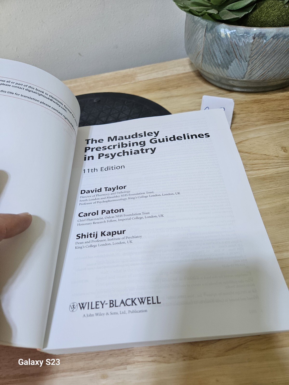 The Maudsley Prescribing Guidelines in Psychiatry by David Taylor 2012