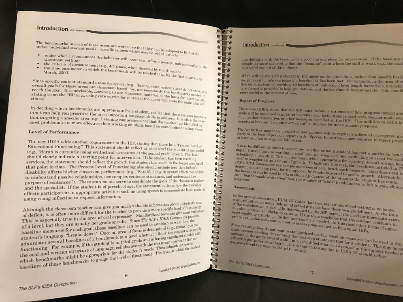 The SLP’s IDEA Companion Book LinguiSystems By Shaila Lucas