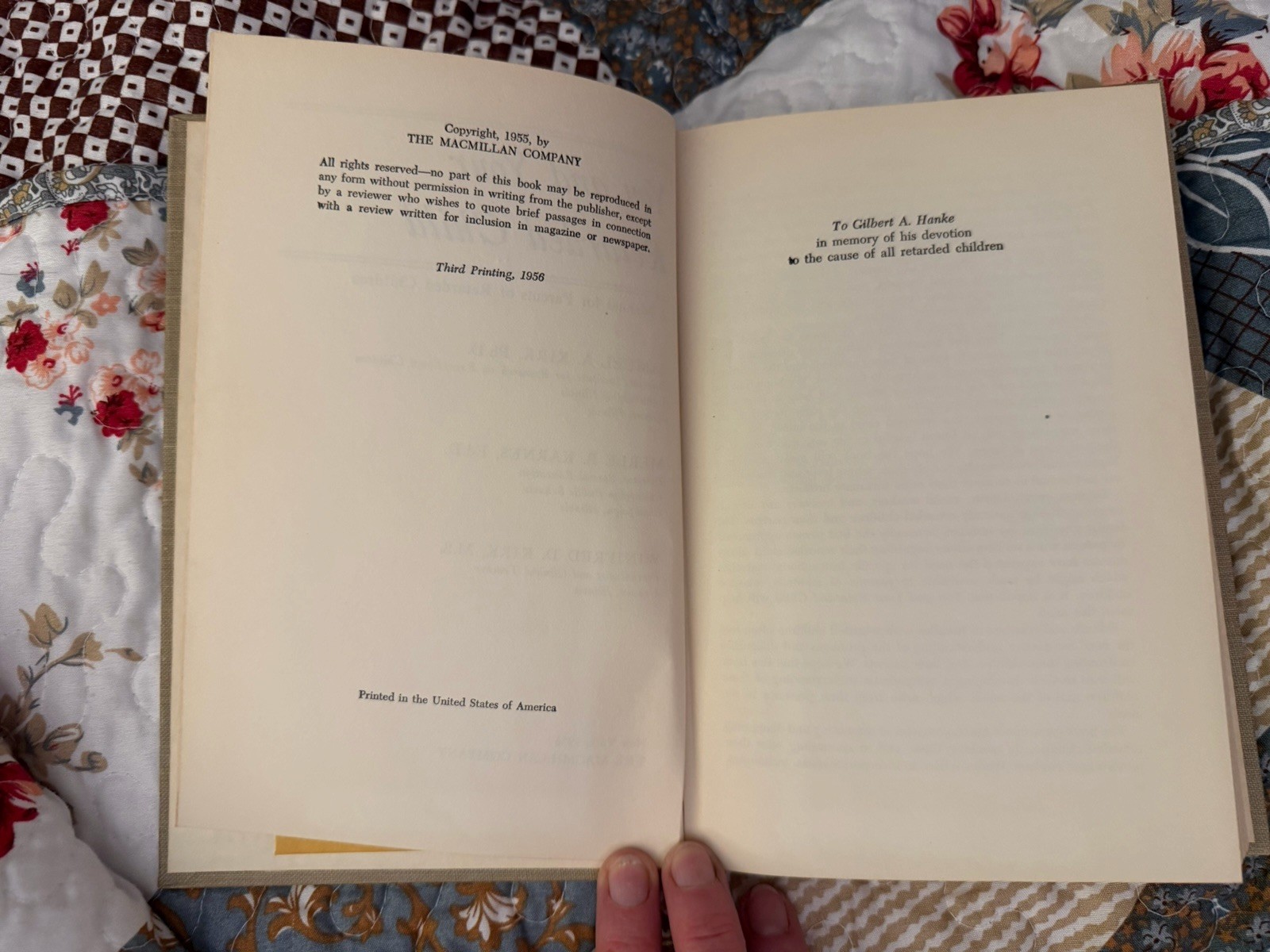 You And Your Retarded Child A Manual For Parents Of Retarded Children 1956 Kirk