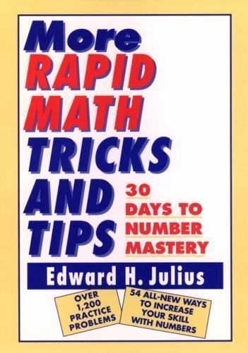 More Rapid Math Tricks and Tips 9780471122388 by Julius, Edward H.