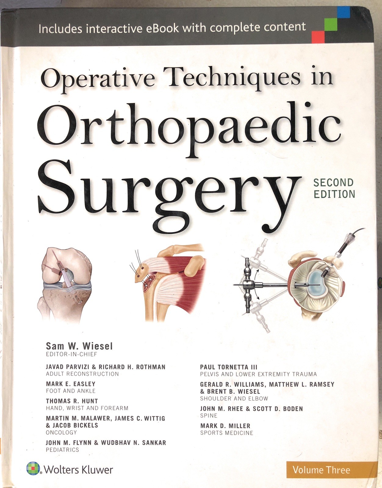 Operative Techniques in Orthopaedic Surgery, 2ed. 4 vol set (2016 hc G) Weisel