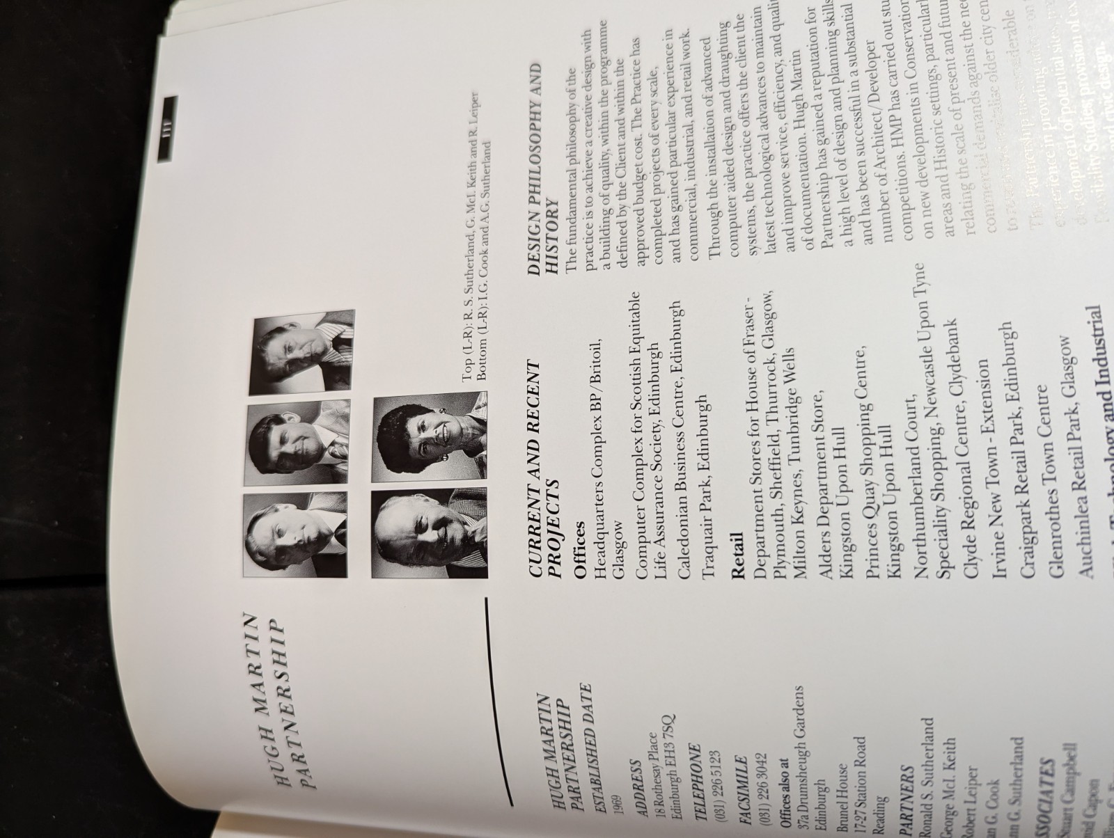 Architects of Europe: United Kingdom Edition 1990 Hardcover