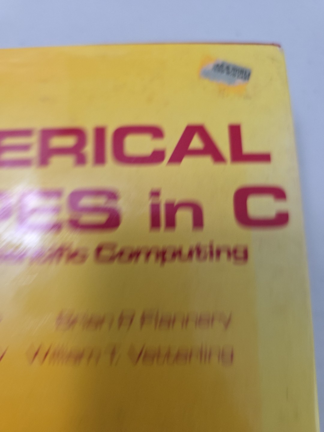Numerical Recipes in C The Art of Scientific Computing First Edition