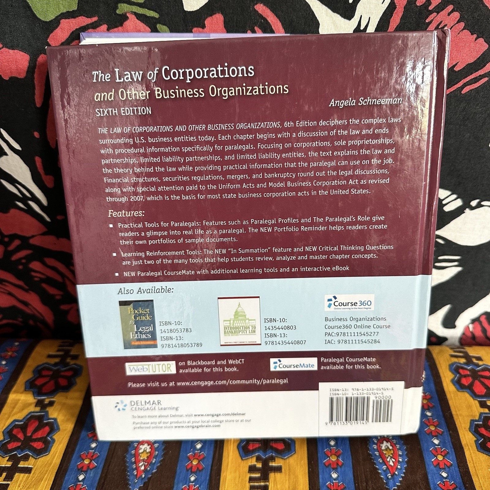 The Law of Corporations and Other Business Organizations Hardcover Textbook Book