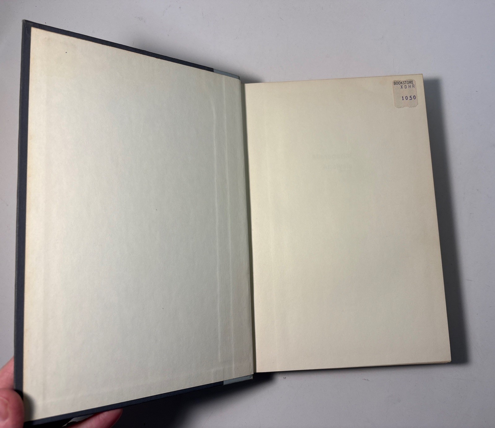 Managerial Analysis by Robert E Schellenberger, 1969 First Edition Hardcover